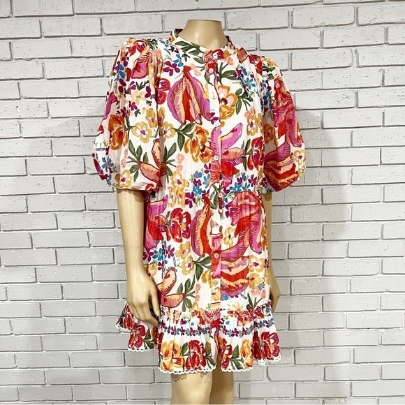 Farm Rio‎ Women’s Spring Bananas Belted Minidress - Picture 7 of 9